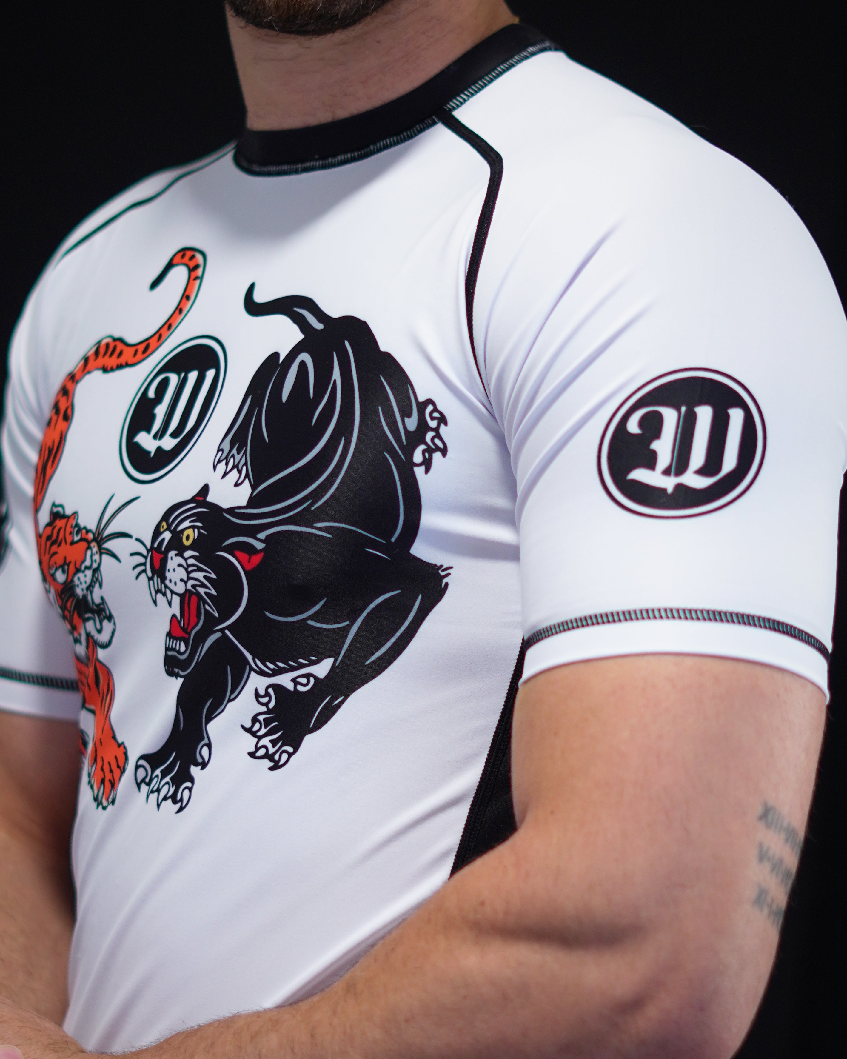 Rashguard PANTHER VS TIGER: Dos Fuerzas, Un Solo Guerrero