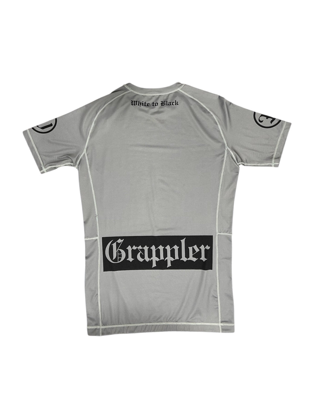 Rashguard Grappler Gris - Identidad en el tatami