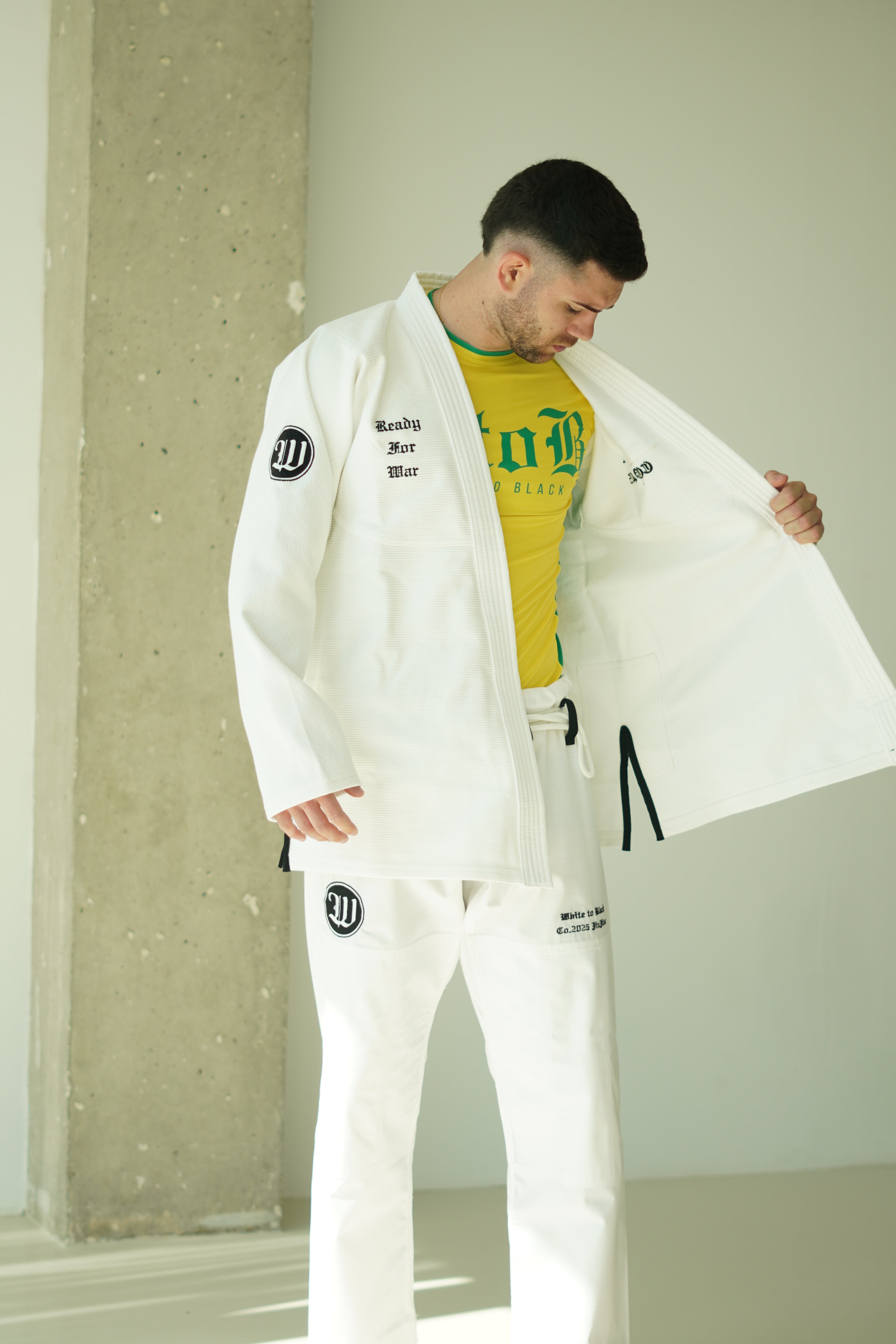 Kimono Blanco Ready for war - Nacido Del Proceso