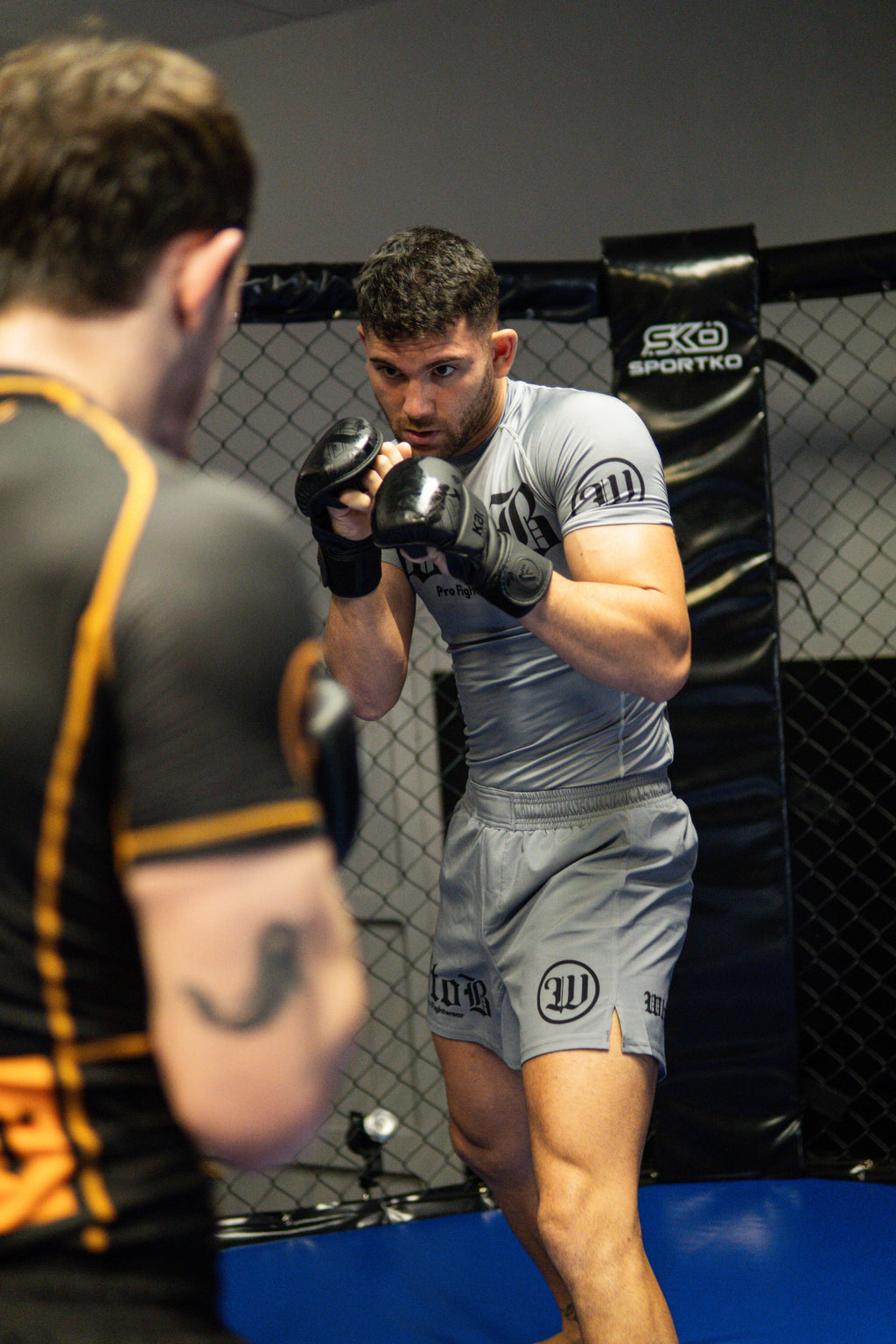 Short Grappler Gris - Identidad en el tatami