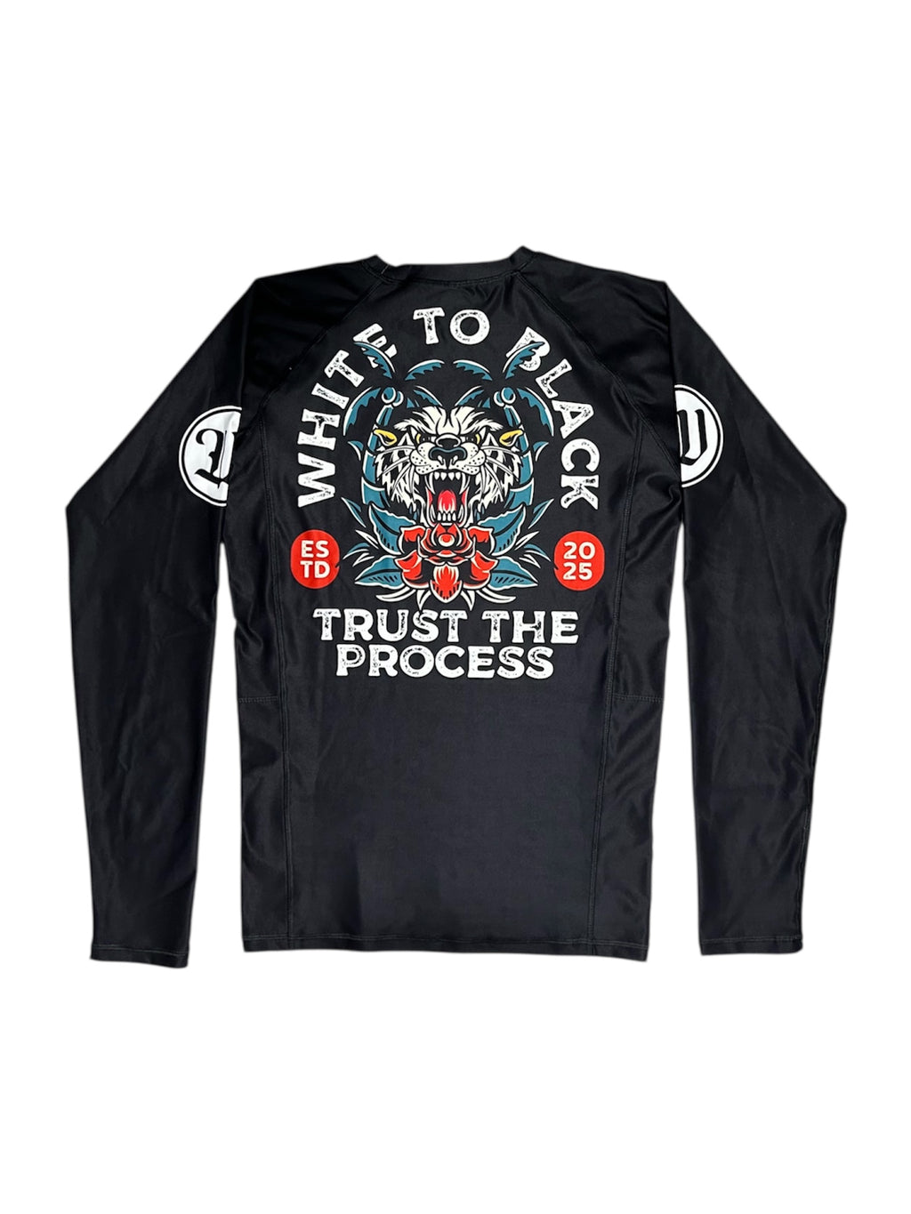 Rashguard manga larga negra 