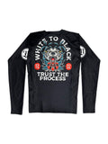 Rashguard manga larga negra 