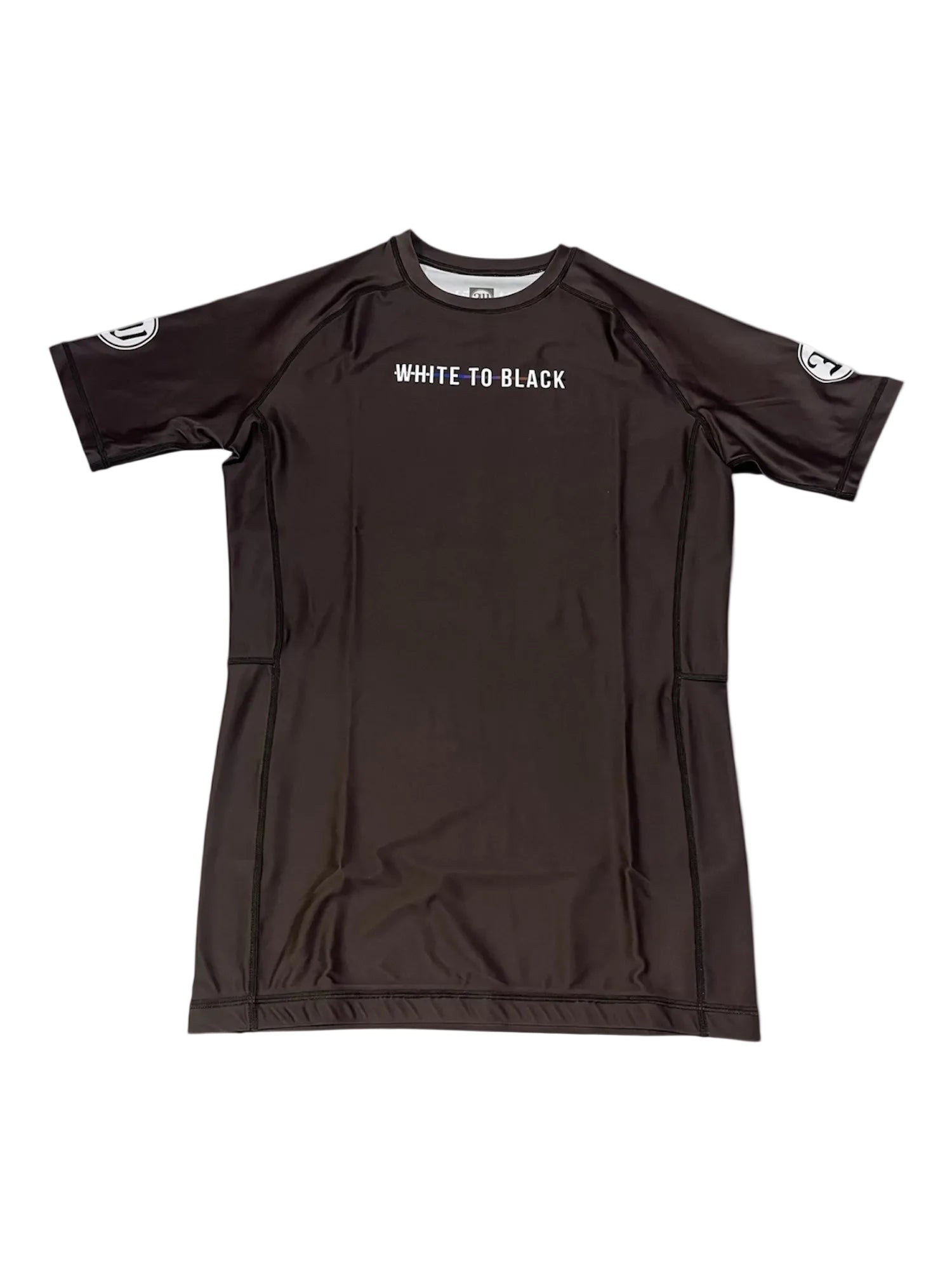 Rashguard marrón frontal