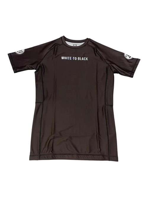 Rashguard marrón frontal